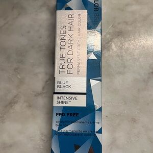 True Tones for Dark Hair Permanent Creme Hair Color - Blue Black